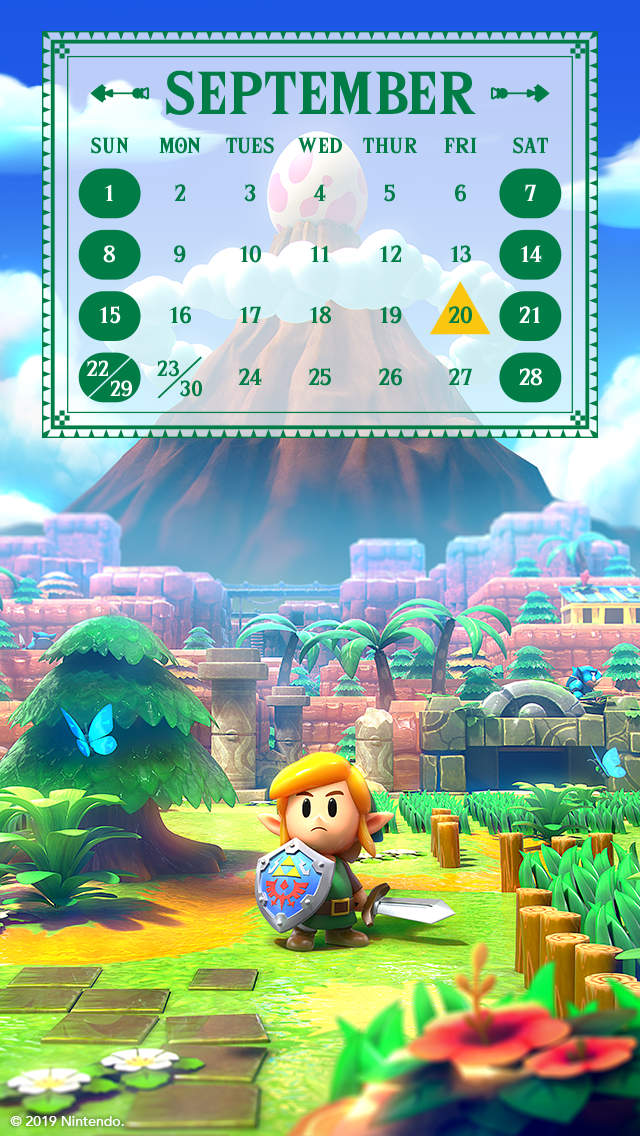 my.nintendo.com/Calendar - September 2019 - The Legend of Zelda - Links Awakening - [A]/LOZLA_Sept_Calendar_A_[640x1136].png